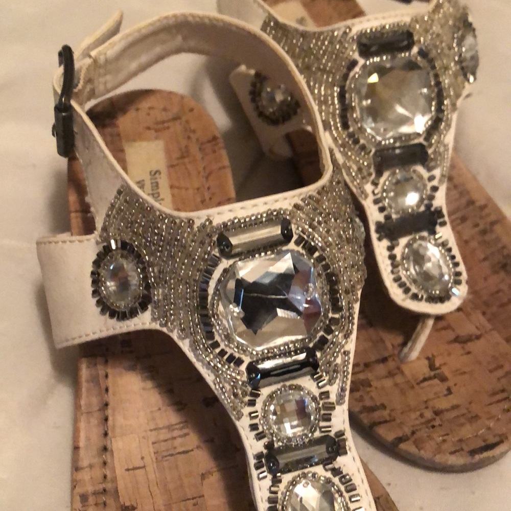 Simply Vera Wang wedge sandals.
